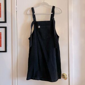 Lucy & Yak Black Cord Shortall Skirt